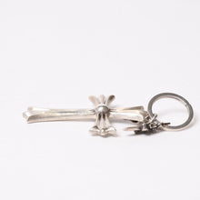 画像をギャラリービューアに読み込む, CHROME HEARTS クロムハーツ CH CRS LG &amp; No5 DGGR ラージクロス ダガー キーリング 重量約55.7g 美品 中古 4b014090