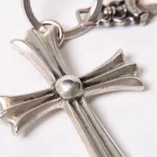 画像をギャラリービューアに読み込む, CHROME HEARTS クロムハーツ CH CRS LG &amp; No5 DGGR ラージクロス ダガー キーリング 重量約55.7g 美品 中古 4b014090