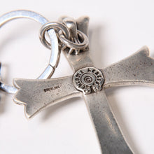 画像をギャラリービューアに読み込む, CHROME HEARTS クロムハーツ CH CRS LG &amp; No5 DGGR ラージクロス ダガー キーリング 重量約55.7g 美品 中古 4b014090