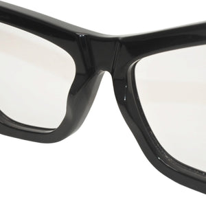 OFF-WHITE Date Glasses Eyewear OERI045 1007 Size 57□20-145 Arrow Logo Acetate Black Good Used 4b013978