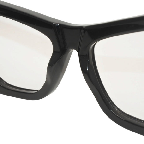 OFF-WHITE Date Glasses Eyewear OERI045 1007 Size 57□20-145 Arrow Logo Acetate Black Good Used 4b013978