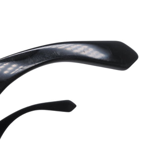 OFF-WHITE Date Glasses Eyewear OERI045 1007 Size 57□20-145 Arrow Logo Acetate Black Good Used 4b013978