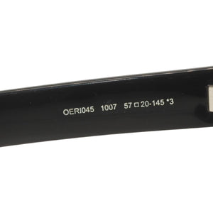OFF-WHITE Date Glasses Eyewear OERI045 1007 Size 57□20-145 Arrow Logo Acetate Black Good Used 4b013978