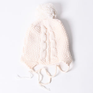 CHROME HEARTS CH Cross Patch Beanie Knit Cap ONE SIZE 22cm CH Cross Decoration Silver 925 Ivory Good Condition Used 4a001212