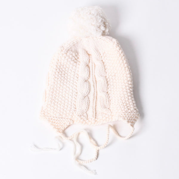 CHROME HEARTS CH Cross Patch Beanie Knit Cap ONE SIZE 22cm CH Cross Decoration Silver 925 Ivory Good Condition Used 4a001212