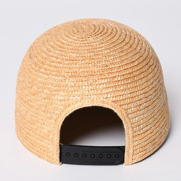 新品未使用品 CHANEL シャネル ストロー ブレード キャップ ココマーク ベージュ ポリエステル サイズM 中古 4a001035