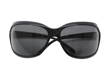 画像をギャラリービューアに読み込む, 極美品 PRADA プラダ カーブ サングラス アイウェア SPR14G プラスチック 72◻︎16 110 ブラック シルバー金具 中古 4b006187