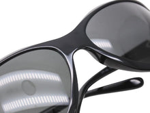 画像をギャラリービューアに読み込む, 極美品 PRADA プラダ カーブ サングラス アイウェア SPR14G プラスチック 72◻︎16 110 ブラック シルバー金具 中古 4b006187