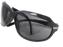 画像をギャラリービューアに読み込む, 極美品 PRADA プラダ カーブ サングラス アイウェア SPR14G プラスチック 72◻︎16 110 ブラック シルバー金具 中古 4b006187