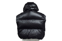 画像をギャラリービューアに読み込む, 極美品 PRADA プラダ クロップド コンバーチブル ダウンジャケット 291973_11A9_F0002_S_212 定価357,500 ブラック サイズ36 中古 4c076475