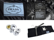 画像をギャラリービューアに読み込む, 極美品 PRADA プラダ クロップド コンバーチブル ダウンジャケット 291973_11A9_F0002_S_212 定価357,500 ブラック サイズ36 中古 4c076475
