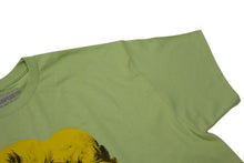 画像をギャラリービューアに読み込む, 極美品 PLEASURES x PIZZASLIME プレジャーズ ピザスライム 半袖Ｔシャツ グリーン コットン サイズXL 中古 4c076144