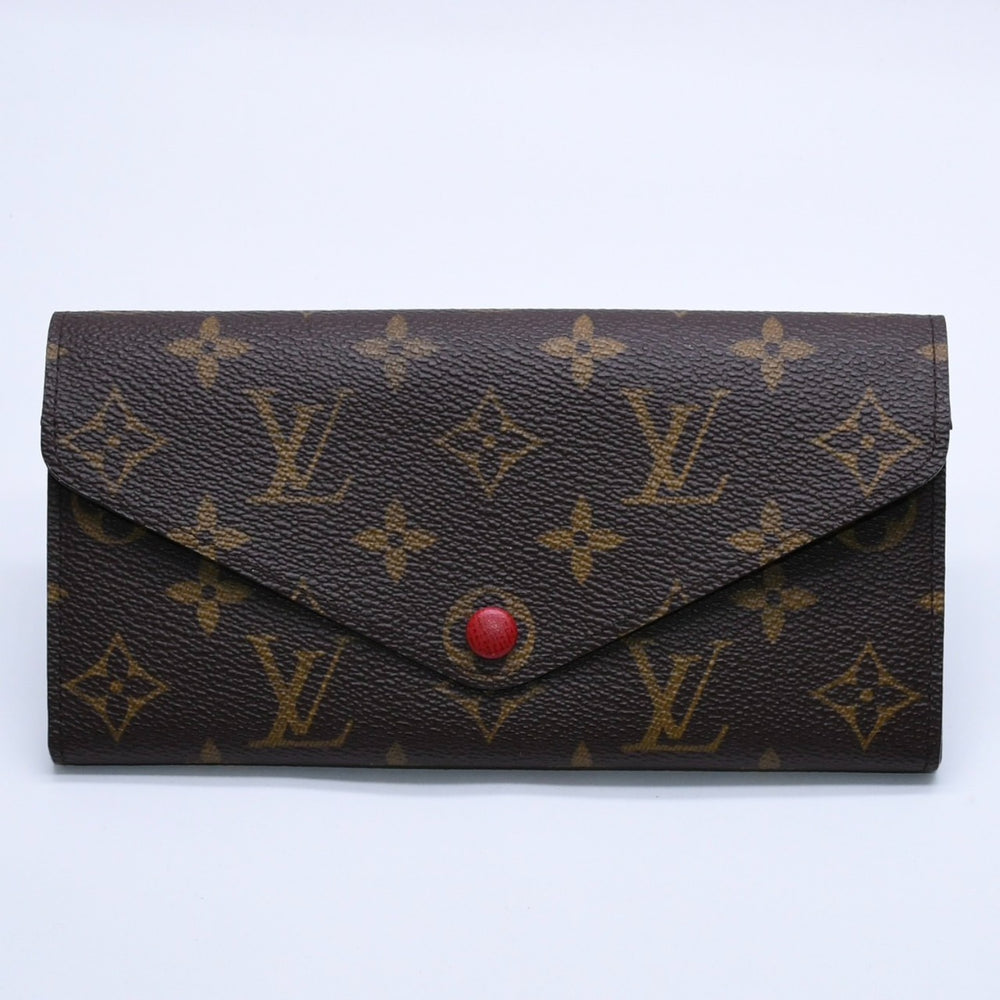 新品同様品 LOUIS VUITTON ルイヴィトン モノグラム 財布 ポルトフォイユ ジョセフィーヌ M60708 中古 4a004168