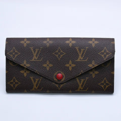 新品同様品 LOUIS VUITTON ルイヴィトン モノグラム 財布 ポルトフォイユ ジョセフィーヌ M60708 中古 4a004168