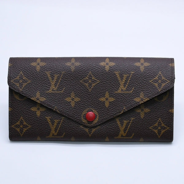 新品同様品 LOUIS VUITTON ルイヴィトン モノグラム 財布 ポルトフォイユ ジョセフィーヌ M60708 中古 4a004168