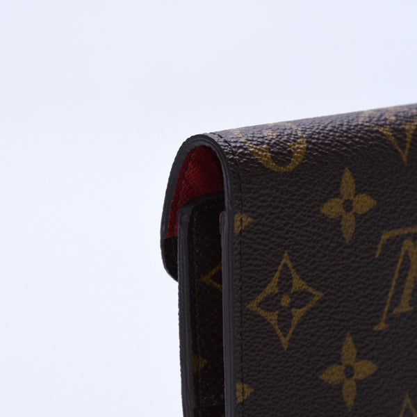 新品同様品 LOUIS VUITTON ルイヴィトン モノグラム 財布 ポルトフォイユ ジョセフィーヌ M60708 中古 4a004168