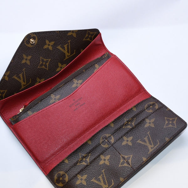 新品同様品 LOUIS VUITTON ルイヴィトン モノグラム 財布 ポルトフォイユ ジョセフィーヌ M60708 中古 4a004168
