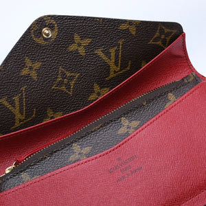 新品同様品 LOUIS VUITTON ルイヴィトン モノグラム 財布 ポルトフォイユ ジョセフィーヌ M60708 中古 4a004168