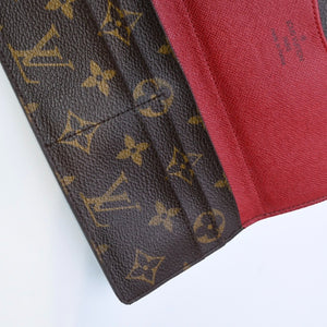 新品同様品 LOUIS VUITTON ルイヴィトン モノグラム 財布 ポルトフォイユ ジョセフィーヌ M60708 中古 4a004168