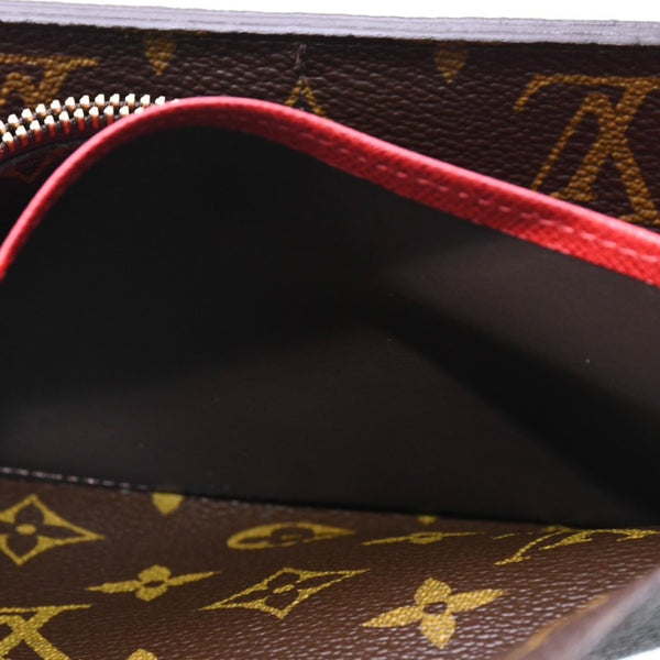 新品同様品 LOUIS VUITTON ルイヴィトン モノグラム 財布 ポルトフォイユ ジョセフィーヌ M60708 中古 4a004168