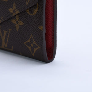 新品同様品 LOUIS VUITTON ルイヴィトン モノグラム 財布 ポルトフォイユ ジョセフィーヌ M60708 中古 4a004168