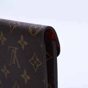 新品同様品 LOUIS VUITTON ルイヴィトン モノグラム 財布 ポルトフォイユ ジョセフィーヌ M60708 中古 4a004168