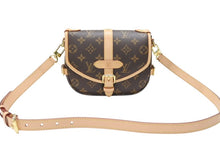 画像をギャラリービューアに読み込む, 極美品 LOUIS VUITTON ルイヴィトン ソミュール BB ショルダーバッグ M46740 モノグラム PVC レザー ゴールド金具 中古 4b006591