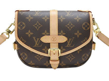 画像をギャラリービューアに読み込む, 極美品 LOUIS VUITTON ルイヴィトン ソミュール BB ショルダーバッグ M46740 モノグラム PVC レザー ゴールド金具 中古 4b006591