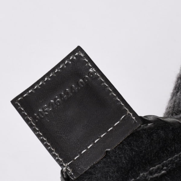 FENDI フェンディ マンマバケット ワンショルダーバッグ ズッキーノ ウール グレー 美品 中古 4a000498