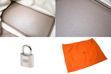 Load image into Gallery viewer, 極美品 激レア HERMES エルメス BIRKIN バーキン50 ハンドバッグ トリヨンクレマンス エトゥープ シルバー金具 □M刻印 中古 4b012805