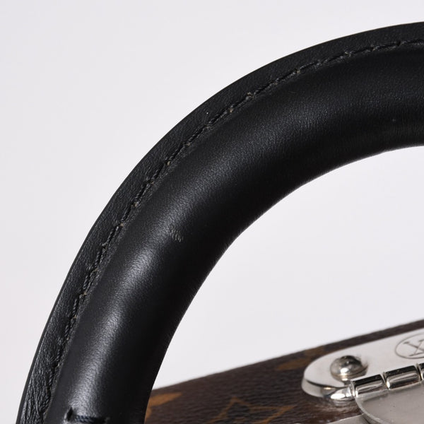 新品同様 LOUIS VUITTON ルイヴィトン オーダー トランクケース 45 プレジデント モノグラムイリュージョン ブラウン 中古 4b009465