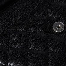 画像をギャラリービューアに読み込む, 新品同様 CHANEL シャネル チェーンウォレット 長財布 AP0250 29番台 ココマーク キャビアスキン ブラック シルバー金具 中古 4a000415