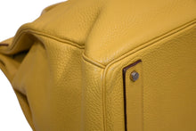 Load image into Gallery viewer, 極美品 HERMES エルメス ハンドバッグ オータクロア50 トリヨンクレマンス バーキン シルバー金具 イエロー □M刻印 中古 4b012806