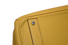Load image into Gallery viewer, 極美品 HERMES エルメス ハンドバッグ オータクロア50 トリヨンクレマンス バーキン シルバー金具 イエロー □M刻印 中古 4b012806