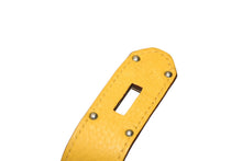 Load image into Gallery viewer, 極美品 HERMES エルメス ハンドバッグ オータクロア50 トリヨンクレマンス バーキン シルバー金具 イエロー □M刻印 中古 4b012806