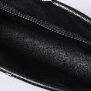 New and unused CHANEL Timeless Classic Clutch Bag No. 19 Coco Mark Caviar Skin Quilted Silver Hardware Used 4a000473