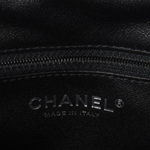 New and unused CHANEL Timeless Classic Clutch Bag No. 19 Coco Mark Caviar Skin Quilted Silver Hardware Used 4a000473