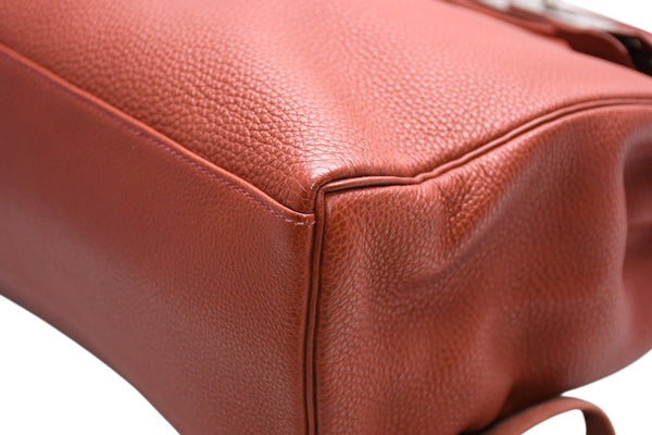 極美品 HERMES エルメス ケリーアドGM リュックサック バッグパック トゴ ルージュアッシュ ◽︎D刻印 シルバー金具 中古 4b012825
