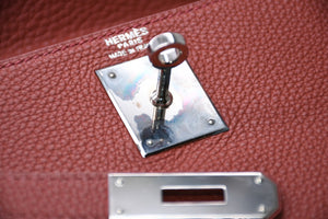 極美品 HERMES エルメス ケリーアドGM リュックサック バッグパック トゴ ルージュアッシュ ◽︎D刻印 シルバー金具 中古 4b012825