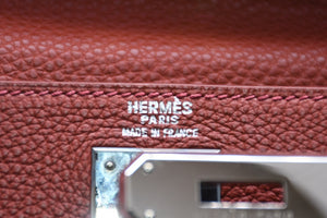 極美品 HERMES エルメス ケリーアドGM リュックサック バッグパック トゴ ルージュアッシュ ◽︎D刻印 シルバー金具 中古 4b012825