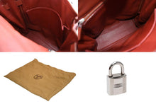 Load image into Gallery viewer, 極美品 HERMES エルメス ケリーアドGM リュックサック バッグパック トゴ ルージュアッシュ ◽︎D刻印 シルバー金具 中古 4b012825