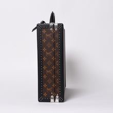 画像をギャラリービューアに読み込む, 新品同様 LOUIS VUITTON ルイヴィトン オーダー トランクケース 45 プレジデント モノグラムイリュージョン ブラウン 中古 4b009465