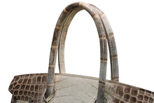Load image into Gallery viewer, HERMES エルメス バーキン30 ヒマラヤ ニロティカスマットシルバー金具 T刻印 美品 中古 4b012854