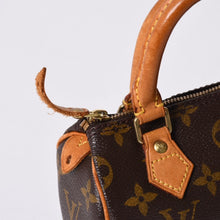 画像をギャラリービューアに読み込む, LOUIS VUITTON ルイヴィトン ミニスピーディ ハンドバッグ モノグラム M41534 PVC ブラウン 美品 中古 4a000591
