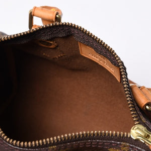 LOUIS VUITTON ルイヴィトン ミニスピーディ ハンドバッグ モノグラム M41534 PVC ブラウン 美品 中古 4a000591
