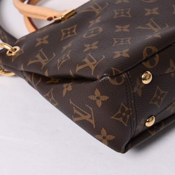 Very good condition LOUIS VUITTON Pallas MM handbag M40929 Monogram canvas Yellow Gold hardware Used 4a000599