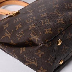 Very good condition LOUIS VUITTON Pallas MM handbag M40929 Monogram canvas Yellow Gold hardware Used 4a000599