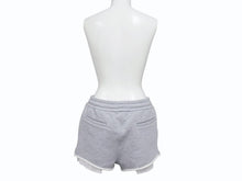 Load image into Gallery viewer, Miu Miu ミュウ ミュウ ショートパンツ Cotton fleece shorts コットンフリース ショーツ グレー ウール サイズ38 MJP321 美品 中古 4b006298