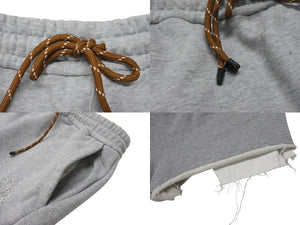 Miu Miu ミュウ ミュウ ショートパンツ Cotton fleece shorts コットンフリース ショーツ グレー ウール サイズ38 MJP321 美品 中古 4b006298