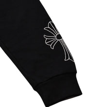 画像をギャラリービューアに読み込む, CHROME HEARTS クロムハーツ セメタリークロスジップアップパーカー CHクロス セメタリークロス シルバー金具 ブラック 黒 美品 中古 4a002033